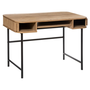 Bureau 2 portes "Colva" effet chêne L105cm
