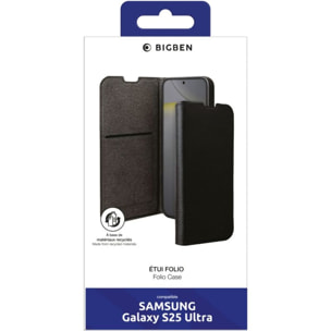 Etui BIGBEN CONNECTED Samsung S25 Ultra folio Noir