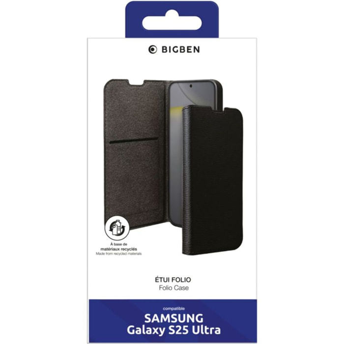 Etui BIGBEN CONNECTED Samsung S25 Ultra folio Noir