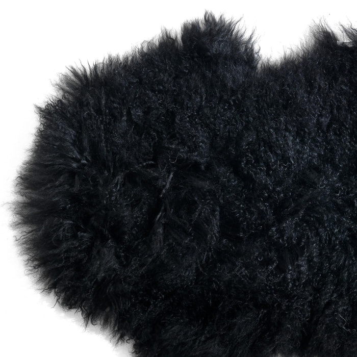 TOMASUCCI tappeto FUR BLACK Nero