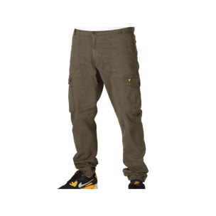 Pantaloni Lyle & Scott Cargo With Cuffs Military Green Verde