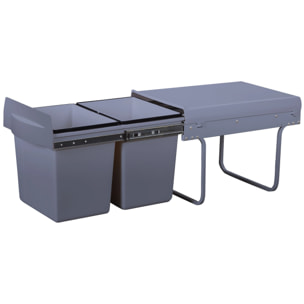 Poubelle encastrée coulissante HYPE 36L