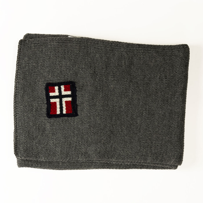 SCUOLA NAUTICA ITALIANA sciarpa uomo grey melange