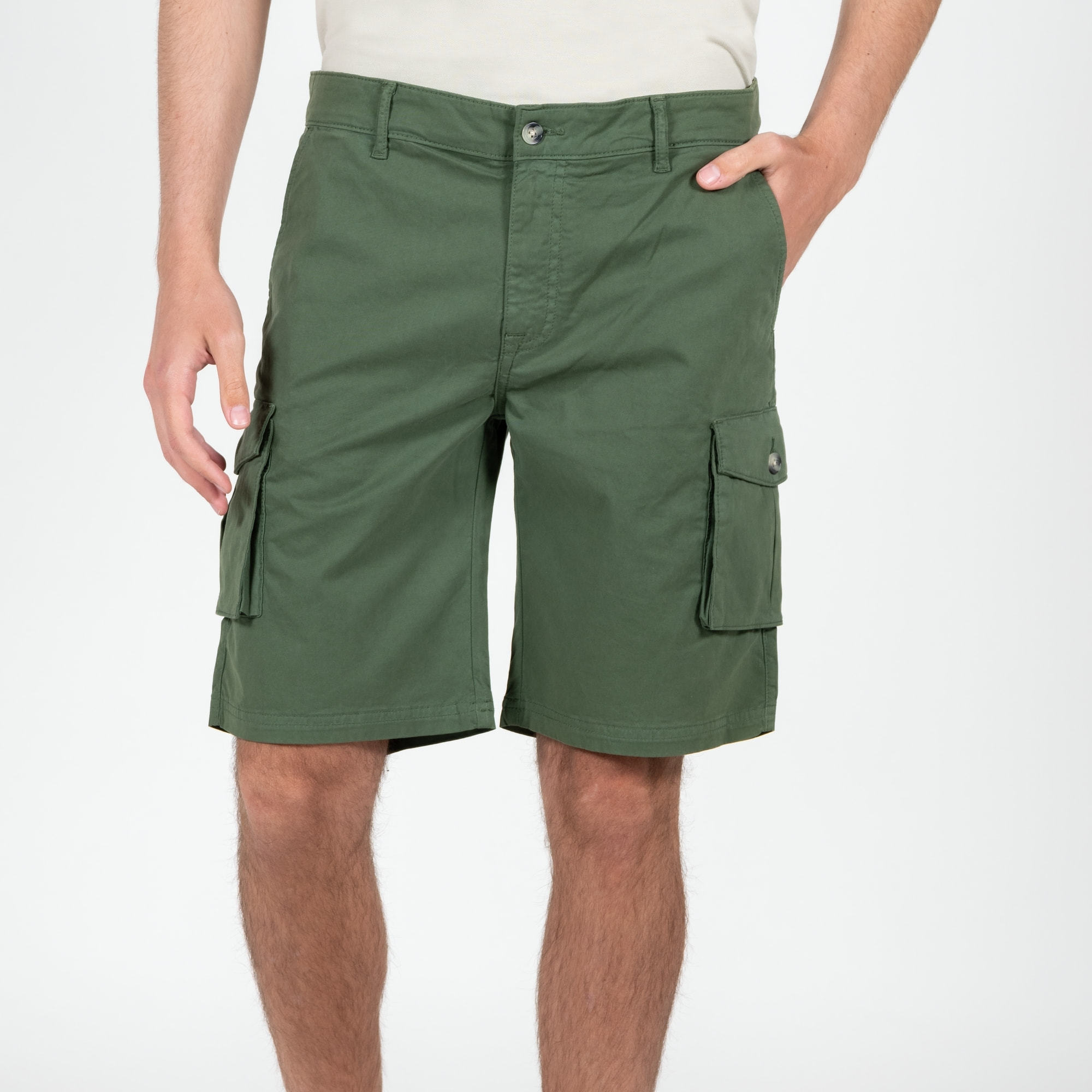 Bermuda gabardine stretch mod. cargo