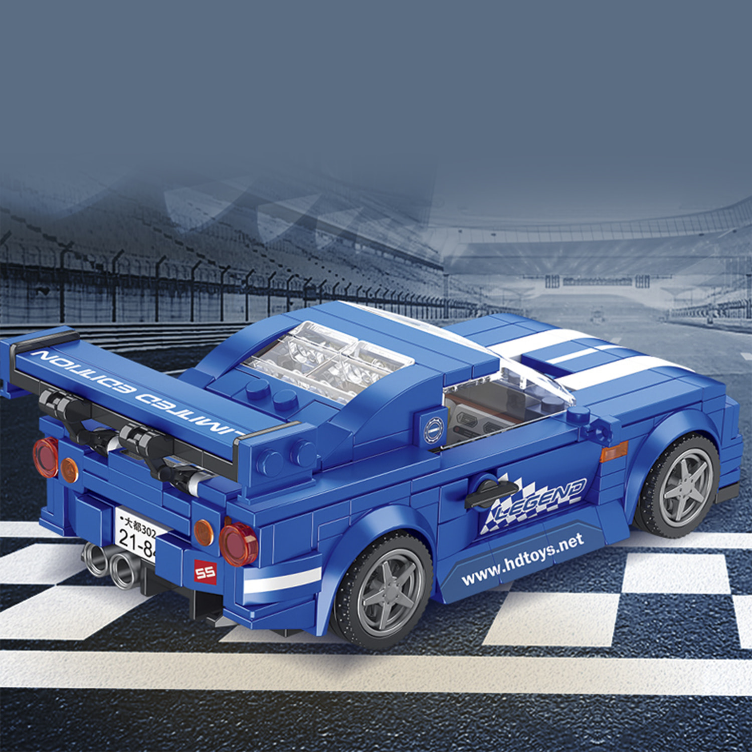Auto da rally classica 387 pezzi