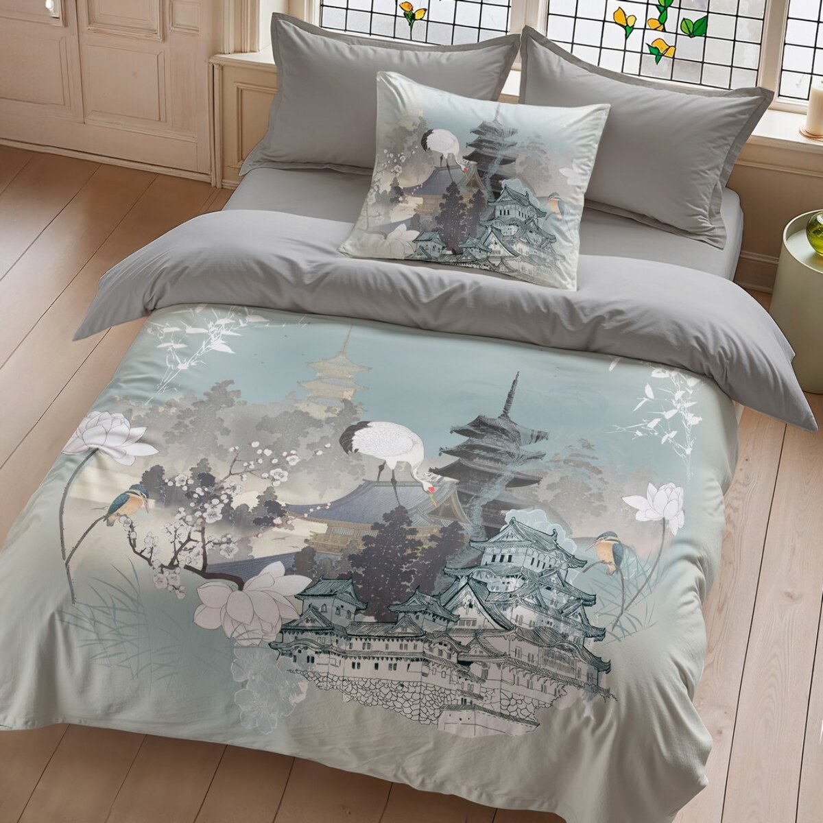 Funda nórdica yasu gris