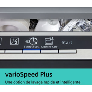 Lave vaisselle encastrable SIEMENS SR73EX24MF iQ300 Porte à glissières
