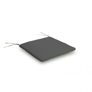 Cojín reversible de silla Verde - Gris