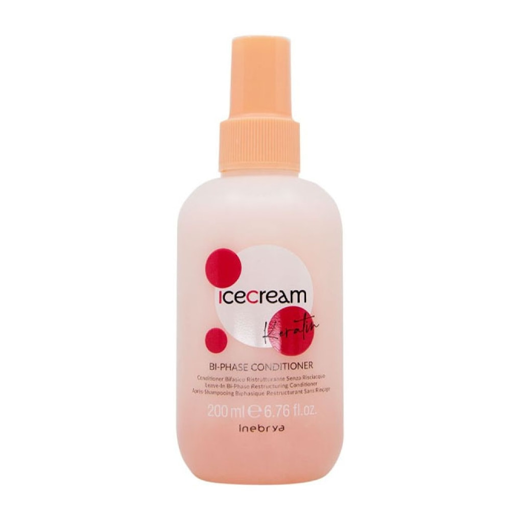 INEBRYA Ice Cream Keratin Bi-Phase Conditioner Ristrutturante 200ml