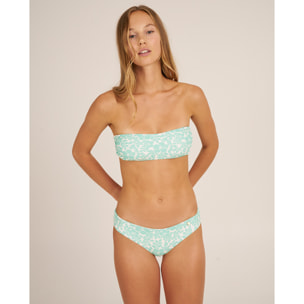 Top de bikini en forma bandeau reversible