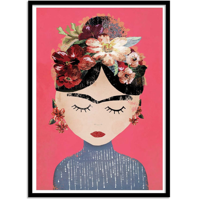 Affiche - Frida Pink Version - Treechild