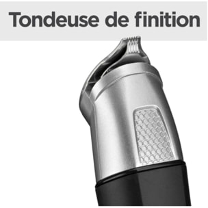 Tondeuse multi usages BABYLISS 11 en 1 MT812E, 4 hauteurs de coupe, précision 0,5 mm, autonomie 240 mn