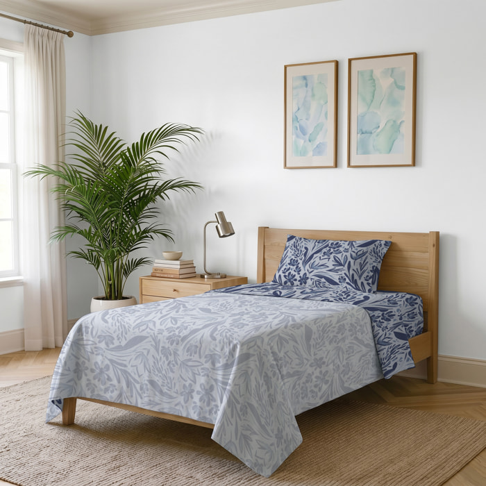 COMPLETO LETTO PIAZZA E MEZZA KARMA - 100% Microfibra