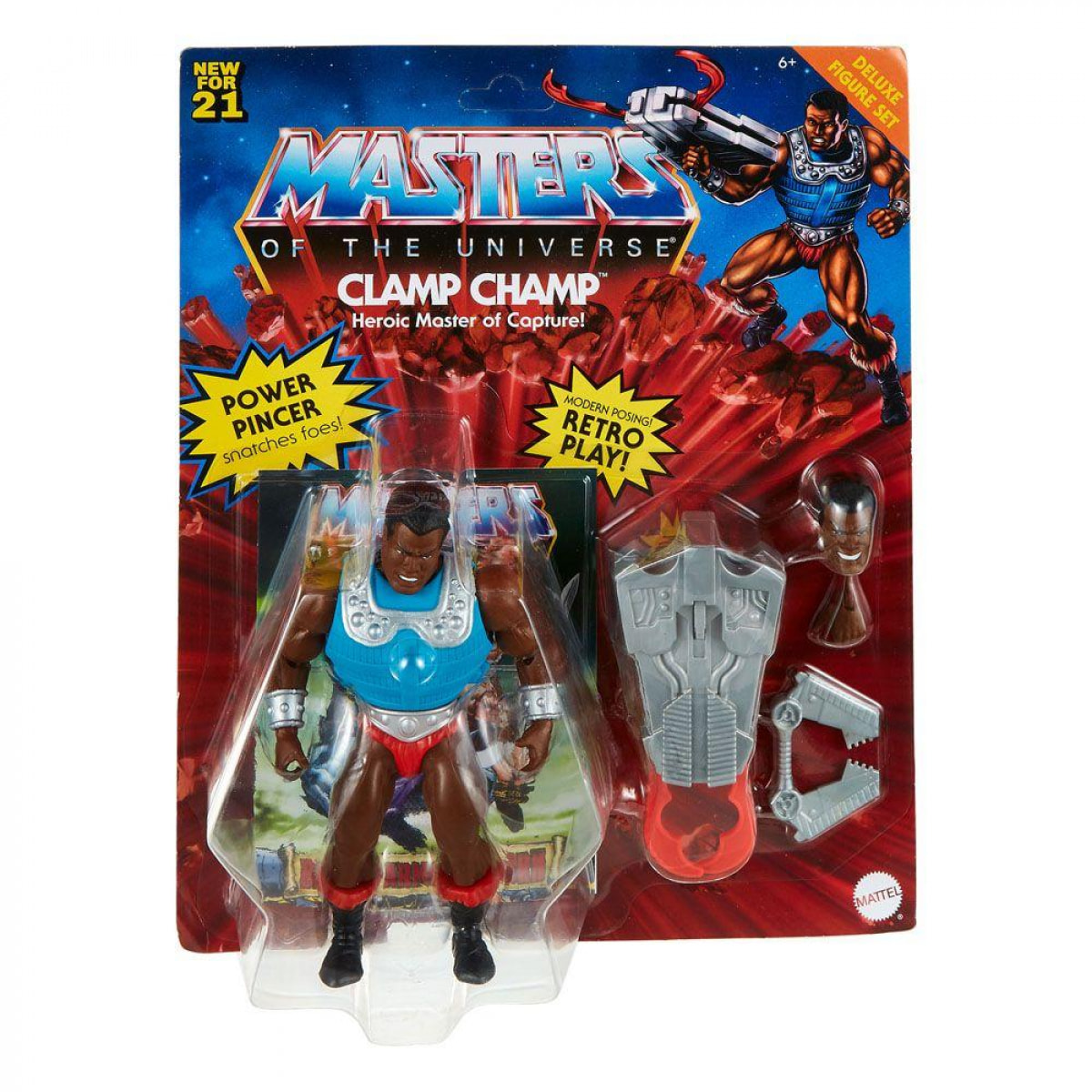 Masters Of The Universe Figura Clamp Champ 14 cm Mattel