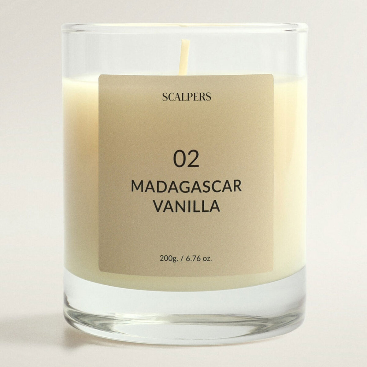 Vela aromática 200gr aroma vainilla de madagascar scalpers