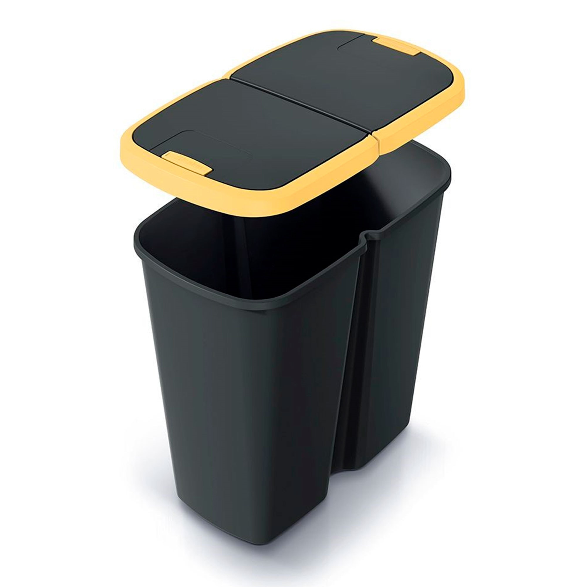 Papelera con 2 tapas independientes de 50l keden