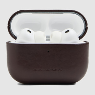 Piquadro Custodia in pelle per Airpods PRO 3