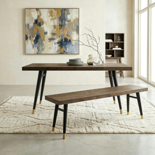 Banc en bois recyclé 140 cm ADELAIDE