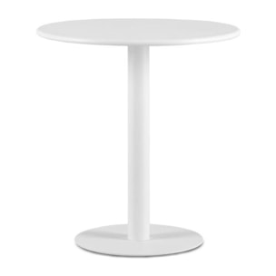 Mesa de exterior redonda Glot Blanco