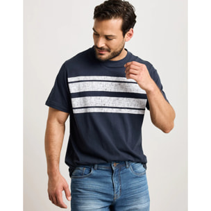 Camiseta Manga Corta Azul Marino - Foilmil