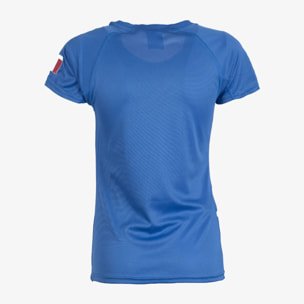 T-shirt Esercito a maniche corte sport azzurra donna