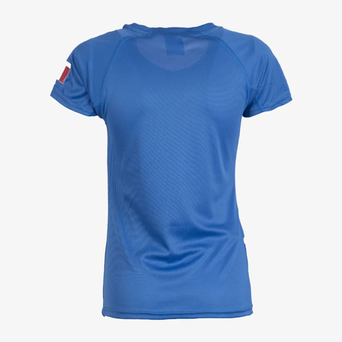 T-shirt Esercito a maniche corte sport azzurra donna