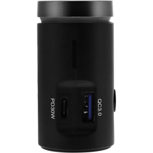 Chargeur allume cigare TNB Station de charge 65W 7 en 1  USB-C noir