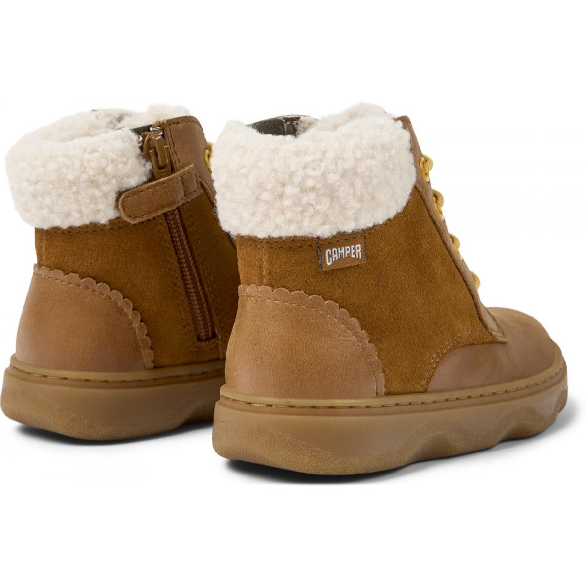 CAMPER Kiddo - Botines Marrón Infantil Unisex