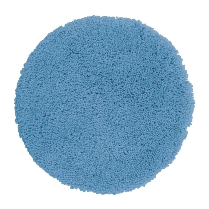 Tapis de bain rond Microfibre HIGHLAND Ø60cm Bleu ciel Spirella