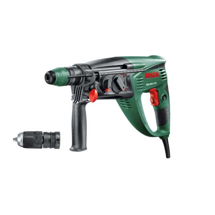Taladro percutor BOSCH PBH 3000-2 FRE + adaptador portabrocas SDS 750W - 0603394200