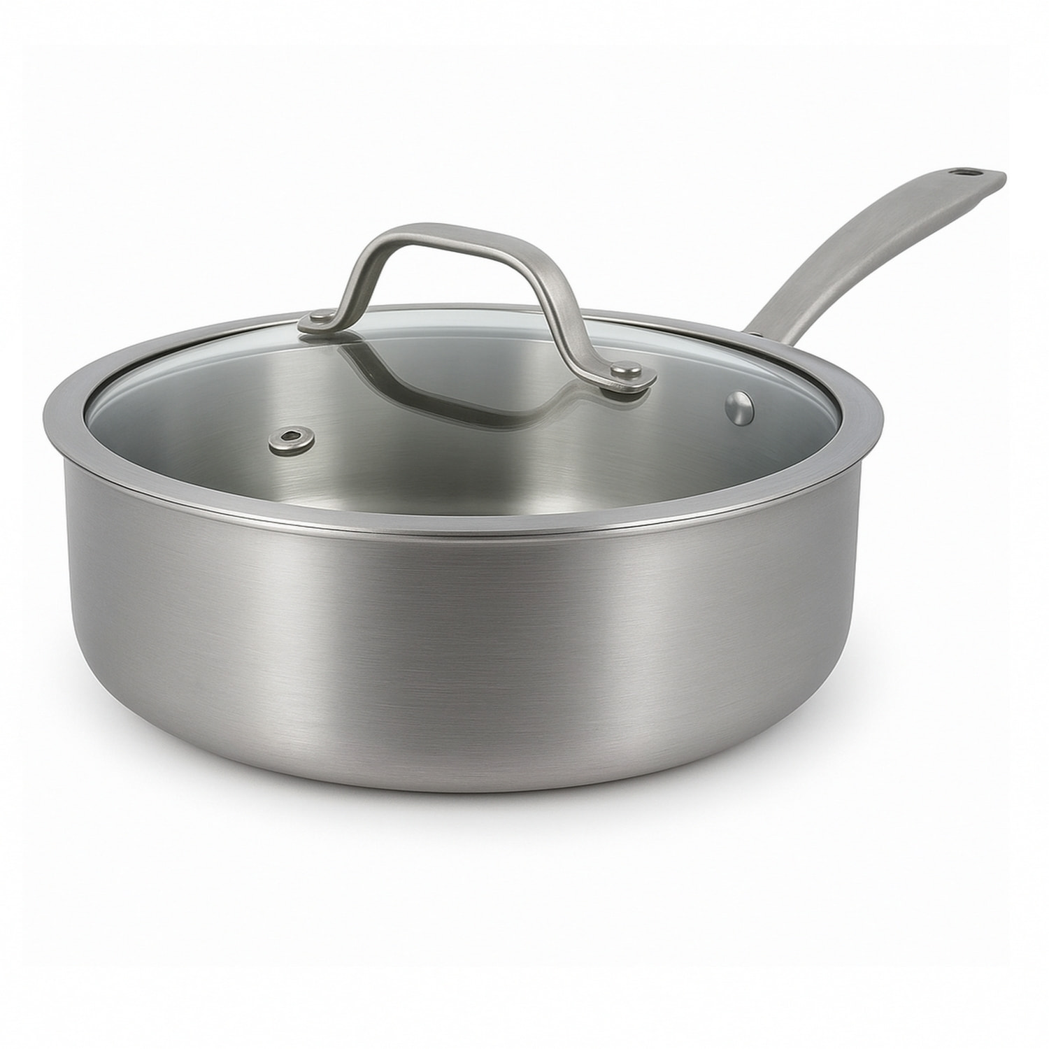 Sauteuse acier inoxydable 24cm - fait en France - tous feux TRIPLY