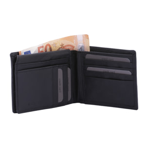 Portafoglio uomo in vera pelle - Modello Cavalier - Casual - 12.5 x 9.5 x 2.0 cm