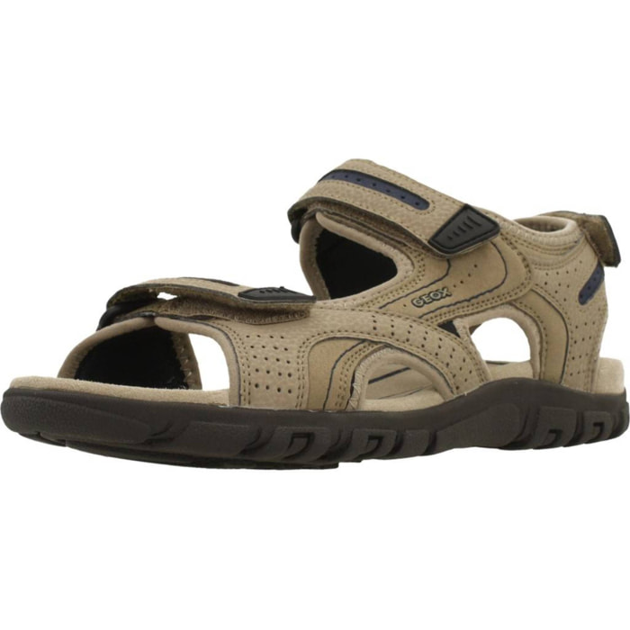 Sandalias Hombre de la marca GEOX  modelo UOMO SANDAL STRADA MARRON CLARO