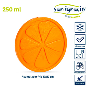 Acumulador frio naranja colección leknes