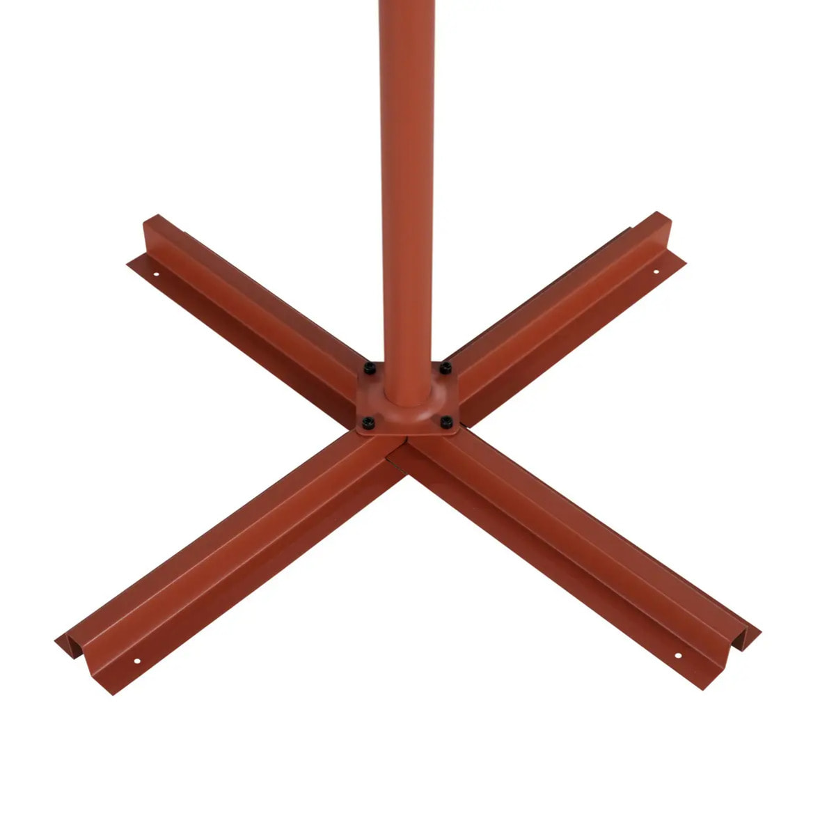 Parasol déporté rond Manoa 3m acajou