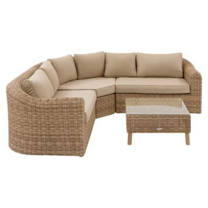 Salon de jardin Moorea 5 places savana