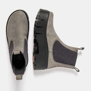 Botines 1766 NOBUCK GREY/ LEEDS color Grey