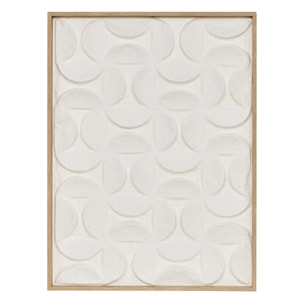 Toile 3D Kailani blanc 60x80cm