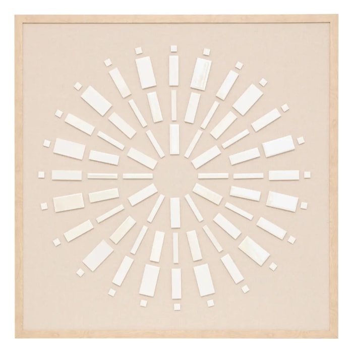 Toile 3D Houria beige 78x78cm
