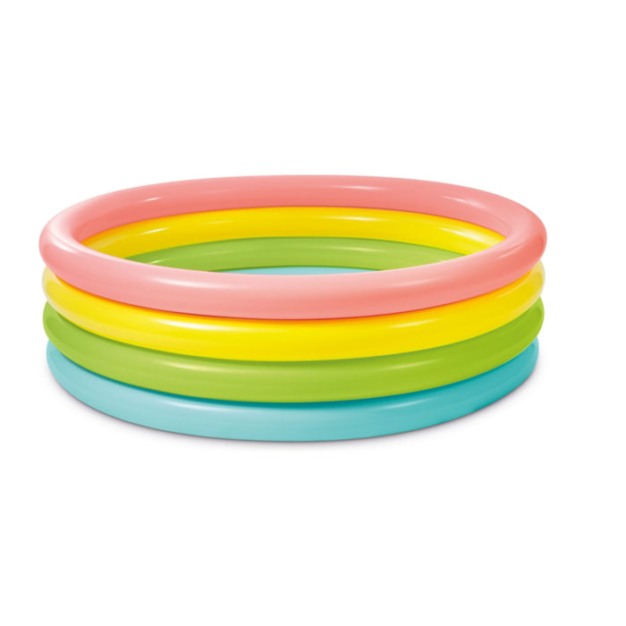 Intex Piscina Sunset Glow, Quattro Anelli, 168x46 cm