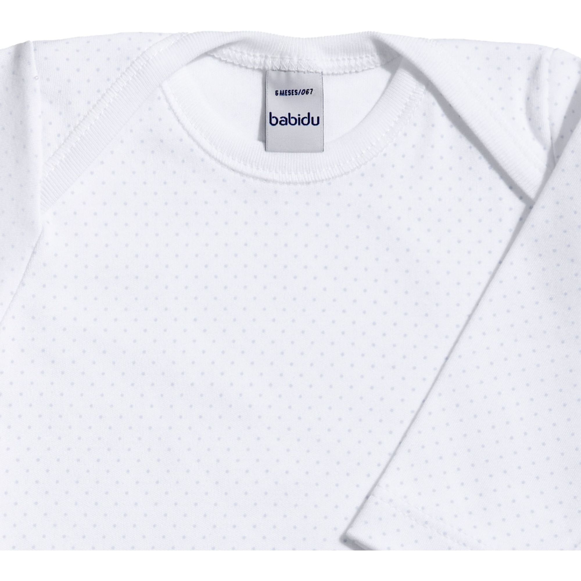 Body bebé manga larga cuello topos