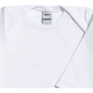 Body bebé manga larga cuello topos