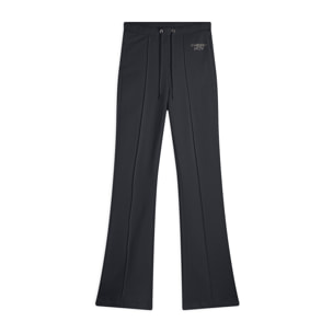 Pantaloni Slim Fit in French Terry con fondo Flare