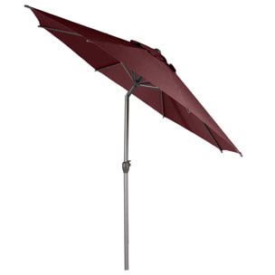 Parasol droit rond Loompa Bordeaux