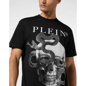 PHILIPP PLEIN T-Shirt Round Neck SKULL