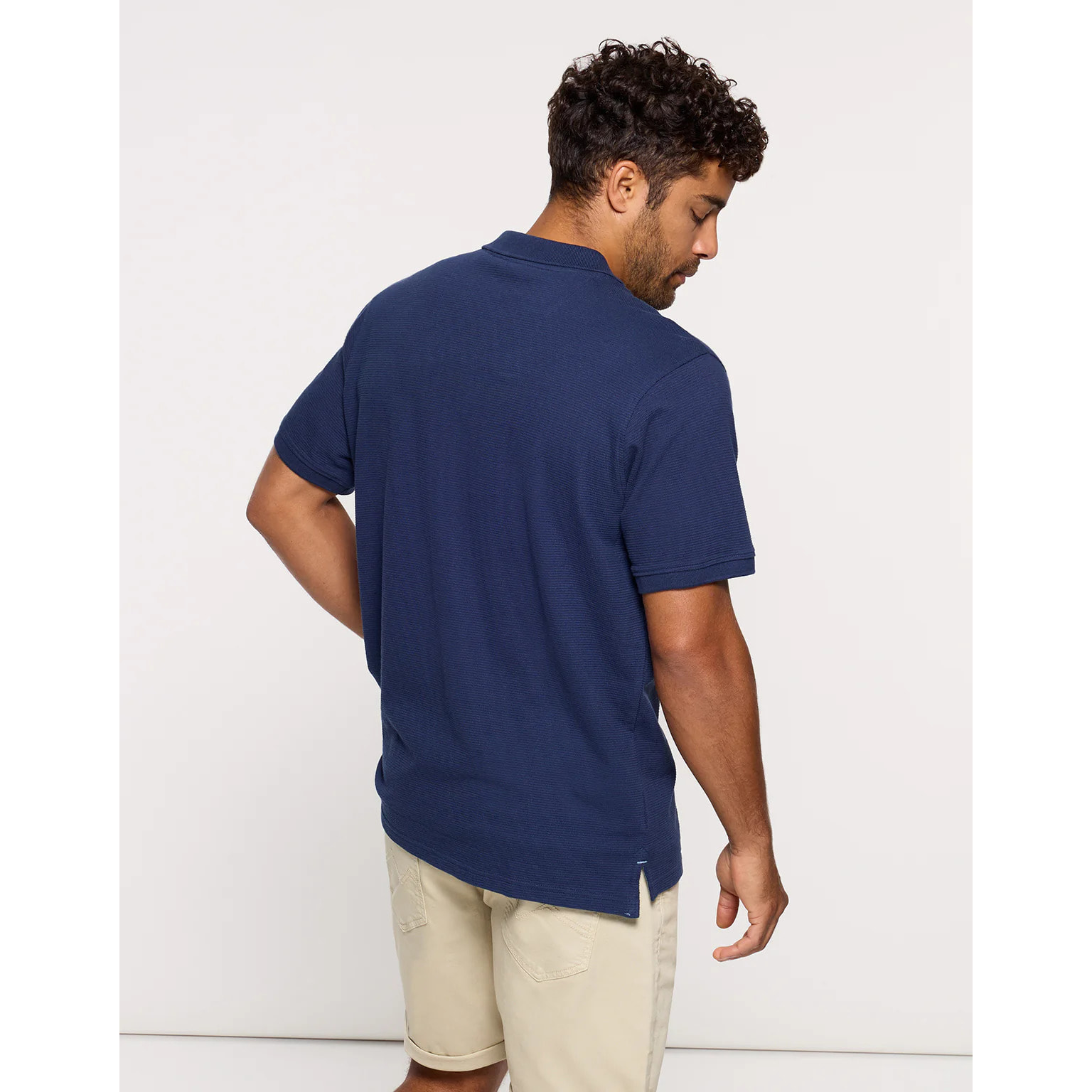 Polo Manga Corta Azul Oscuro - Tome