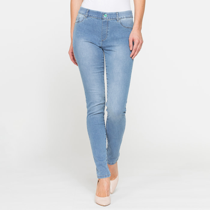 LEGG-JEANS DONNA ALOE in denim super stretch.