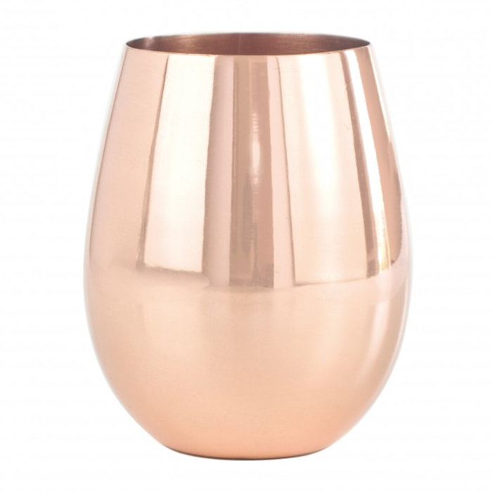 Verre à cocktail inox cuivre lisse