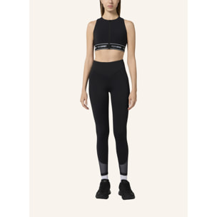 PLEIN SPORT Leggings with Mesh Inserts PS