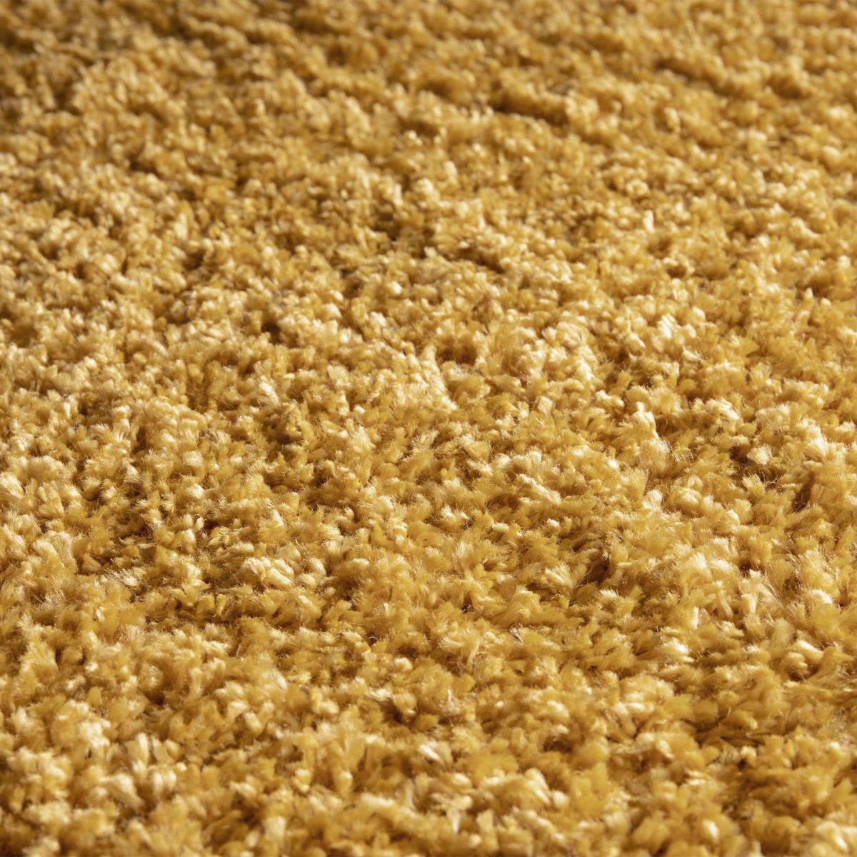 Tapis shaggy tissé motif uni HAGA